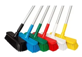 Hygiene Broom - Colour Coded (Complete with Aluminium Handle)