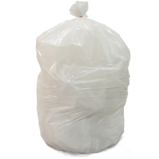 Clear Refuse Bags (100\'s) 40 Micron